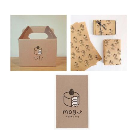 kishiko_Design (KICCHAN)さんの新規オープンケーキショップ「Cake shop mogu」のロゴ制作への提案