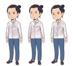 銀河たぬき (sayamimu)さんの【トータル１２万円のお仕事】WEBサイトで使うキャラクターアイコンデザインへの提案