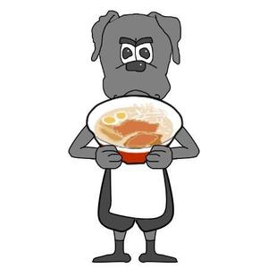 冠咲 ()さんのミニチユアシュナウザーBLACKのアメコミタッチのキャラクターへの提案