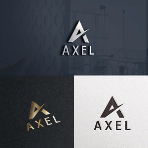 utamaru (utamaru)さんのアパレルショップサイトの「AXEL」のロゴへの提案