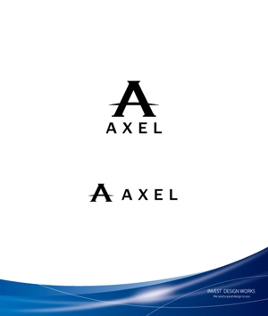 invest (invest)さんのアパレルショップサイトの「AXEL」のロゴへの提案
