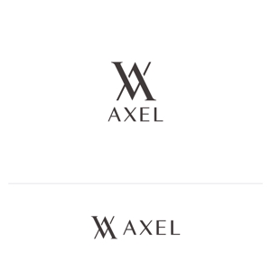 cbox (creativebox)さんのアパレルショップサイトの「AXEL」のロゴへの提案