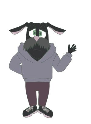 キキ (5eeefecf398d0)さんのミニチユアシュナウザーBLACKのアメコミタッチのキャラクターへの提案
