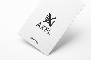 masami designer (masa_uchi)さんのアパレルショップサイトの「AXEL」のロゴへの提案