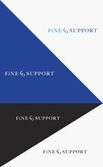 Elephant Design (Elephant_Label)さんのコンサルティング会社「FiNE SUPPORT」の文字ロゴへの提案
