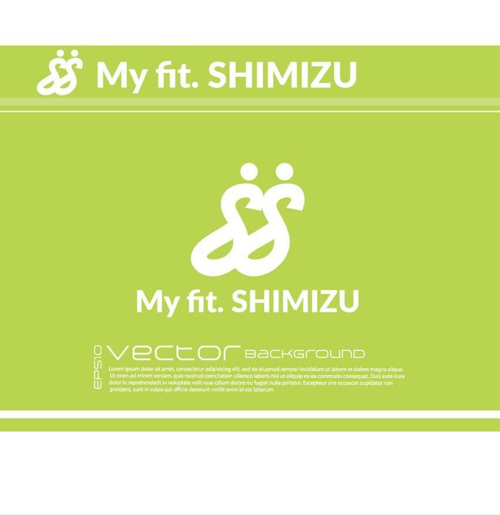 スポーツジム「My fit. SHIMIZU」のロゴ作成