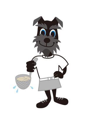 runbapandaさんのミニチユアシュナウザーBLACKのアメコミタッチのキャラクターへの提案