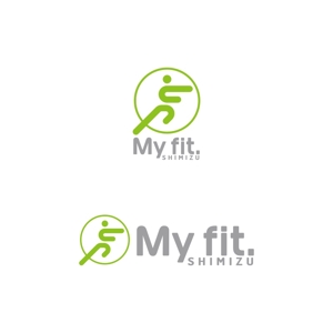 Yolozu (Yolozu)さんのスポーツジム「My fit. SHIMIZU」のロゴ作成への提案