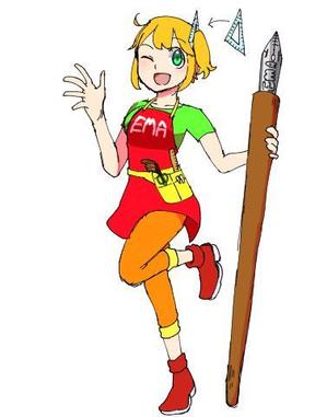 ゆー (yu-k-a)さんの漫画イラスト制作補助ツールのイメージキャラクターのデザインへの提案