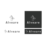 BUTTER GRAPHICS (tsukasa110)さんのロゴ（蜂）＋マンション名（Alveare）（マンションブランド　玄関の看板の作成）への提案
