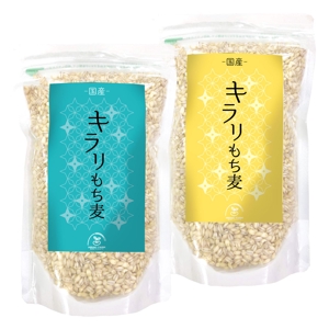 SAchi (SachiTakahashi)さんのもち麦のパッケージラベルデザインへの提案