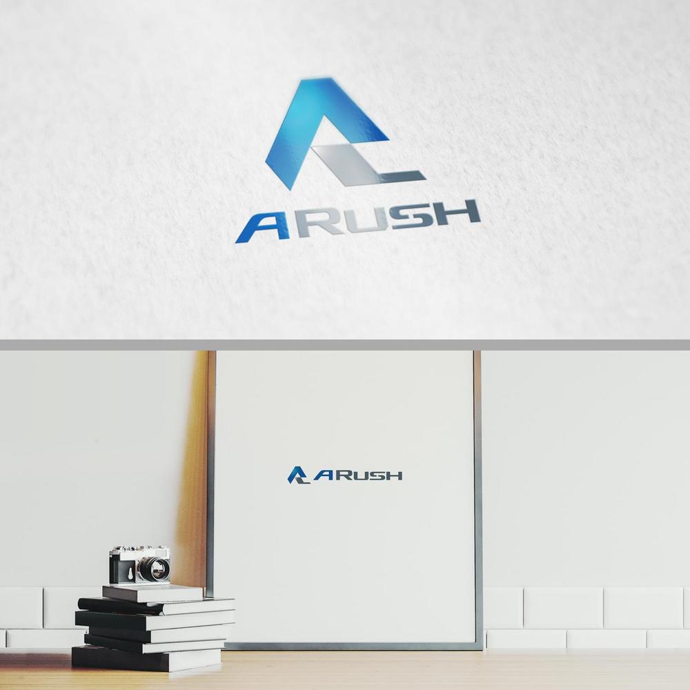 WEB広告会社の社名「A Rush」のロゴ