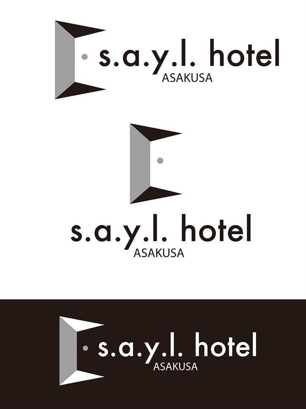 アパートメントホテル「s.a.y.l.Hotel／stay as you like」のロゴ