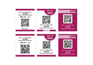 LYS (rina0000)さんのテーブルオーダーシステムのQRシールのデザインのお願いへの提案