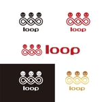 KOZ-DESIGN (saki8)さんのフィットネスウェアのショップサイト『loop 』のロゴを募集します！への提案