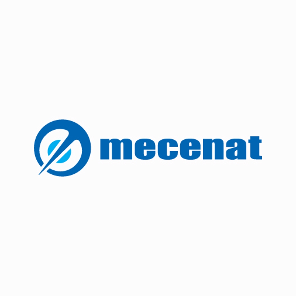 「mecenat」のロゴ作成