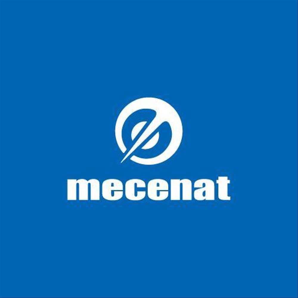 「mecenat」のロゴ作成