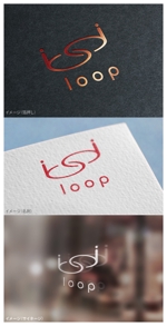 mogu ai (moguai)さんのフィットネスウェアのショップサイト『loop 』のロゴを募集します！への提案