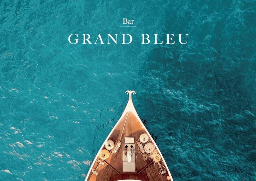 Bar『GRAND  BLEU』のフライヤー