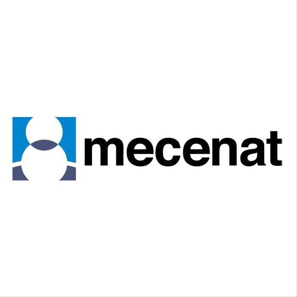 「mecenat」のロゴ作成