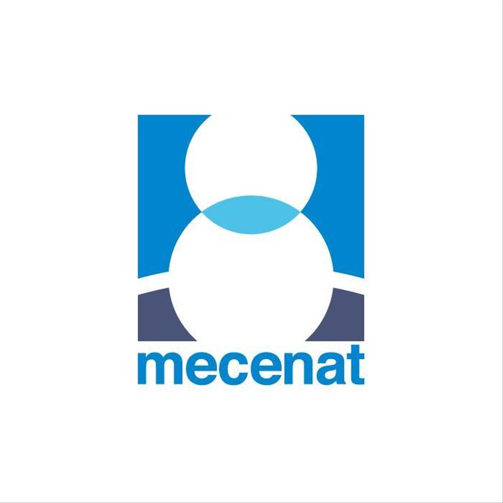 「mecenat」のロゴ作成