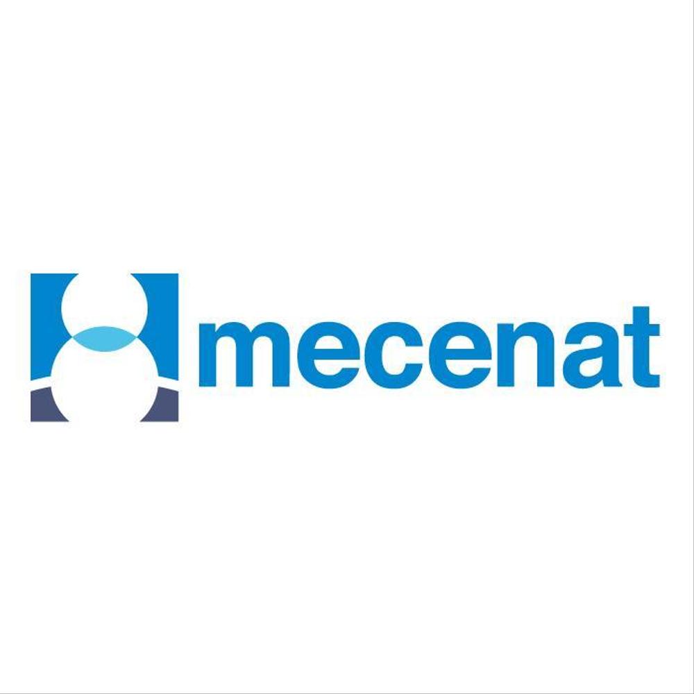 「mecenat」のロゴ作成