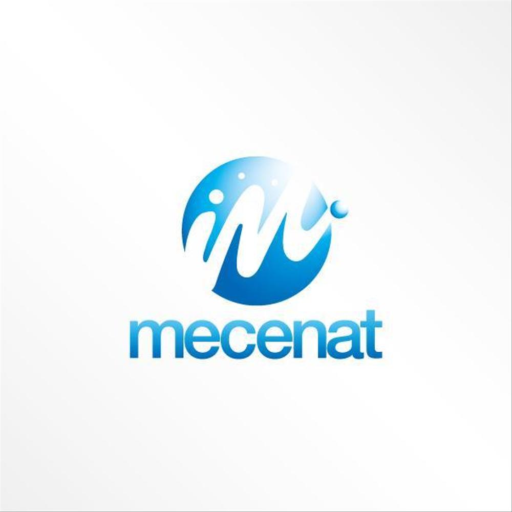 「mecenat」のロゴ作成