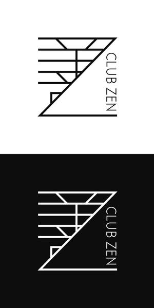 sekolさんの北新地の高級クラブ「倶楽部　善」「CLUB　ZEN」のロゴへの提案