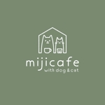 ns_works (ns_works)さんのペット同伴可能なカフェ「mijicafe」のロゴへの提案