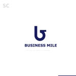 Ü design (ue_taro)さんの新サービス「ビジネスマイル」のロゴ制作への提案
