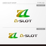 ＊ sa_akutsu ＊ (sa_akutsu)さんの中古スロットマシン（パチスロ）販売サイト「A-SLOT」のロゴ作成への提案
