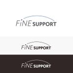 singstyro (singstyro)さんのコンサルティング会社「FiNE SUPPORT」の文字ロゴへの提案