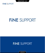 queuecat (queuecat)さんのコンサルティング会社「FiNE SUPPORT」の文字ロゴへの提案