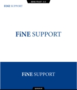 queuecat (queuecat)さんのコンサルティング会社「FiNE SUPPORT」の文字ロゴへの提案