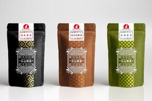 KUMA's Factory (kumasan92)さんの日本茶パッケージラベルのデザイン3種(色違い可)への提案