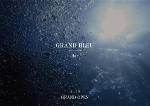 PiN_1985さんのBar『GRAND  BLEU』のフライヤーへの提案