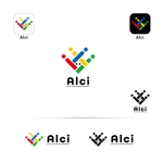 mogu ai (moguai)さんのチームコラボレーションサービス「Alci」のロゴへの提案