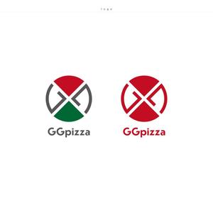 nihil ()さんの手作りの冷凍ピザ通販サイト「GGpizza」のロゴ作成依頼への提案