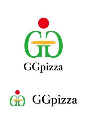 ヘブンイラストレーションズ (heavenillust)さんの手作りの冷凍ピザ通販サイト「GGpizza」のロゴ作成依頼への提案