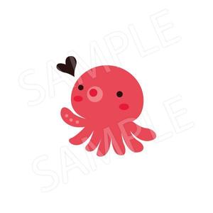 植村 晃子 (pepper13)さんの「たこ」の、おとぼけかわいいキャラクターへの提案