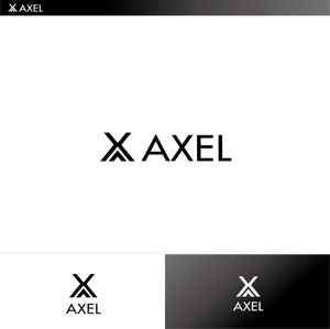hi06_design (hi06)さんのアパレルショップサイトの「AXEL」のロゴへの提案