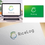 Hi-Design (hirokips)さんの稲作を支援するIoT Webサービス「RiceLog」のロゴへの提案