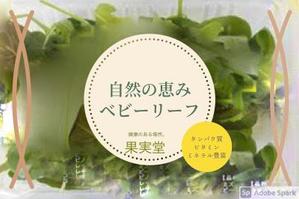 はるまき (mikimaruuuu)さんのオーガニックベビーリーフのパッケージデザインへの提案