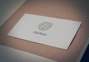 as (asuoasuo)さんの手作りの冷凍ピザ通販サイト「GGpizza」のロゴ作成依頼への提案