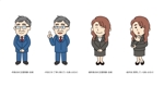 山尾由美 (Shiba03)さんの税理士事務所Webサイト用の人物イラストへの提案