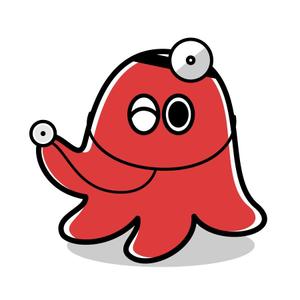 あーまん (aaman)さんの「たこ」の、おとぼけかわいいキャラクターへの提案