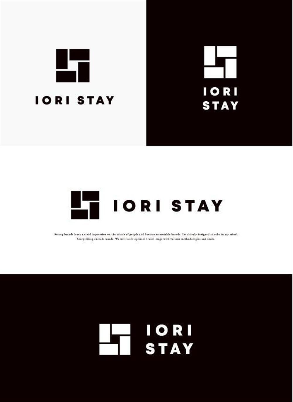 町家一棟貸切宿ブランド「IORI STAY」のロゴ