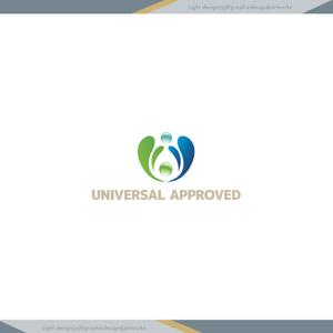 XL@グラフィック (ldz530607)さんの新会社「UNIVERSAL APPROVED」のロゴ（商標登録予定なし）への提案