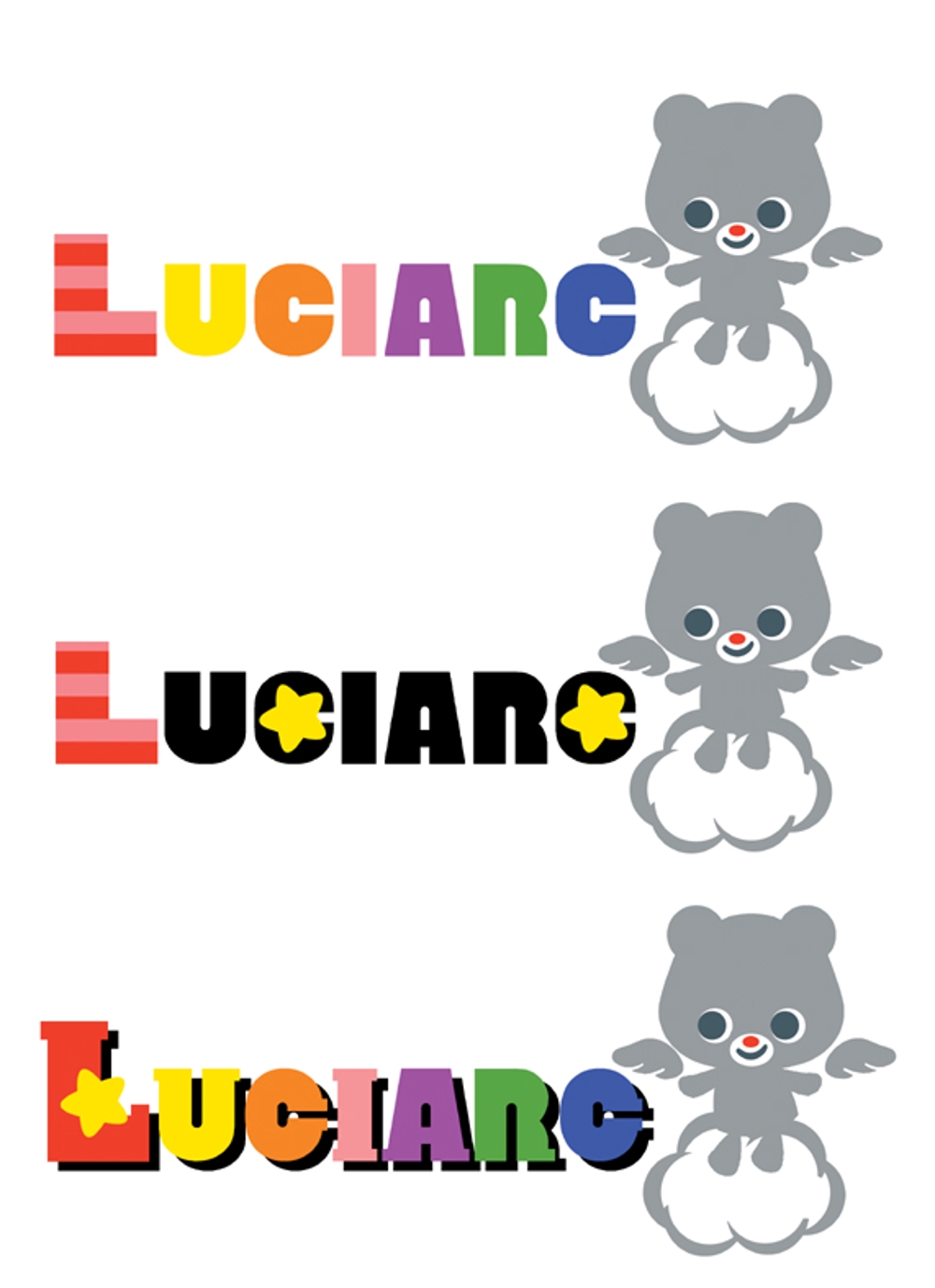 子供服のネットショップ”ルシアーク　ＬＵＣＩＡＲＣ”のロゴ　
