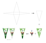 C DESIGN (conifer)さんの造花のラッピングペーパー アイデアとデザインへの提案